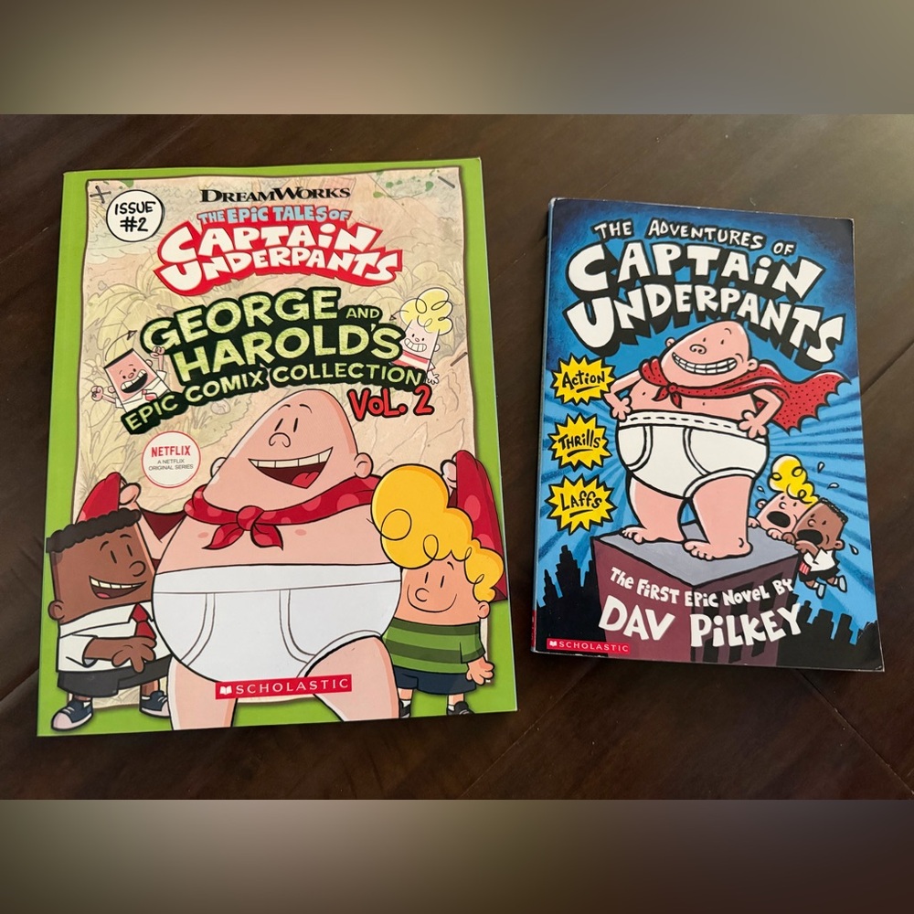 Scholastic Captain Underpants Books
